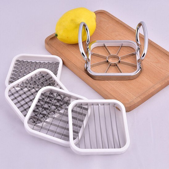 Coupe Legumes sur planche bois citron