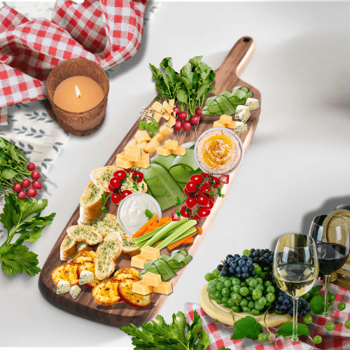 Planche à découper en bois  plateau de  legume trempett