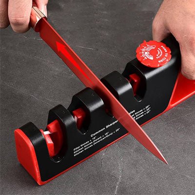 affuteur couteau   rouge affutage  facile