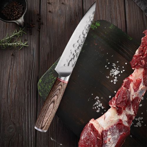 couteau pour cuisine -morceaux de boeuf 