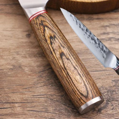 couteau pour cuisine manche en bois solide