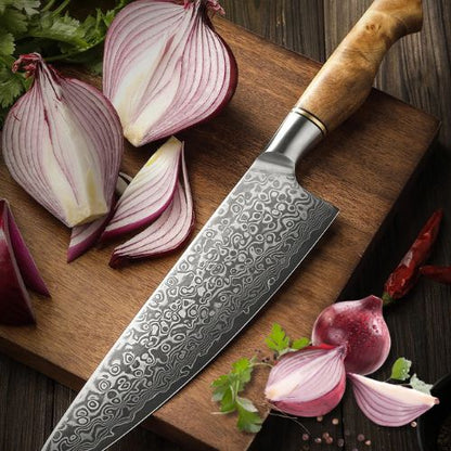 set de couteau de cuisine - DamaStell - Mijot & Moi